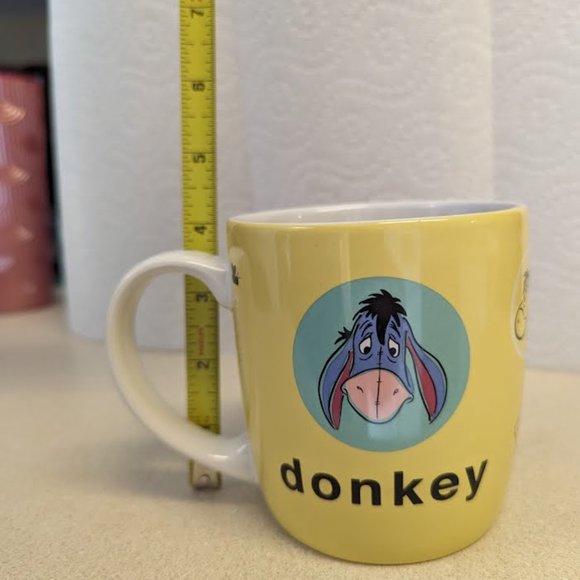 Disney Store Eeyore yellow coffee mug - Picture 6 of 7